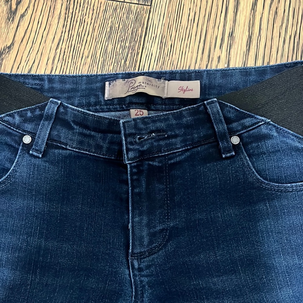Paige skyline maternity jeans 25